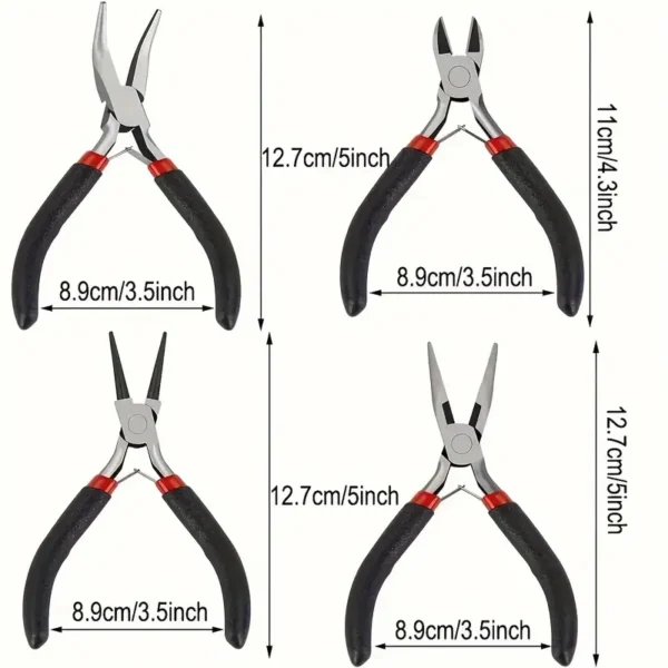 7pcs Black Jewellry Making Tools Set - Image 2