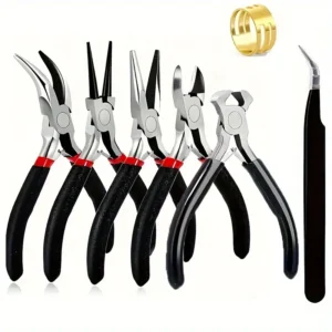 7pcs Black Jewellry Making Tools Set