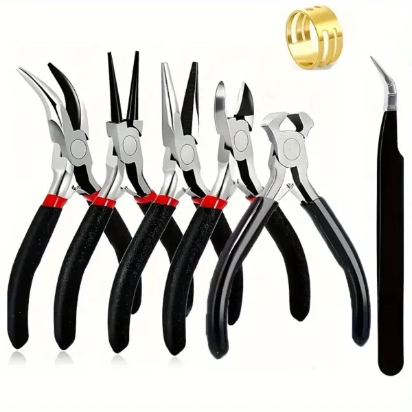 7pcs Black Jewellry Making Tools Set