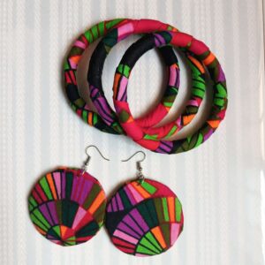 ankara earrings