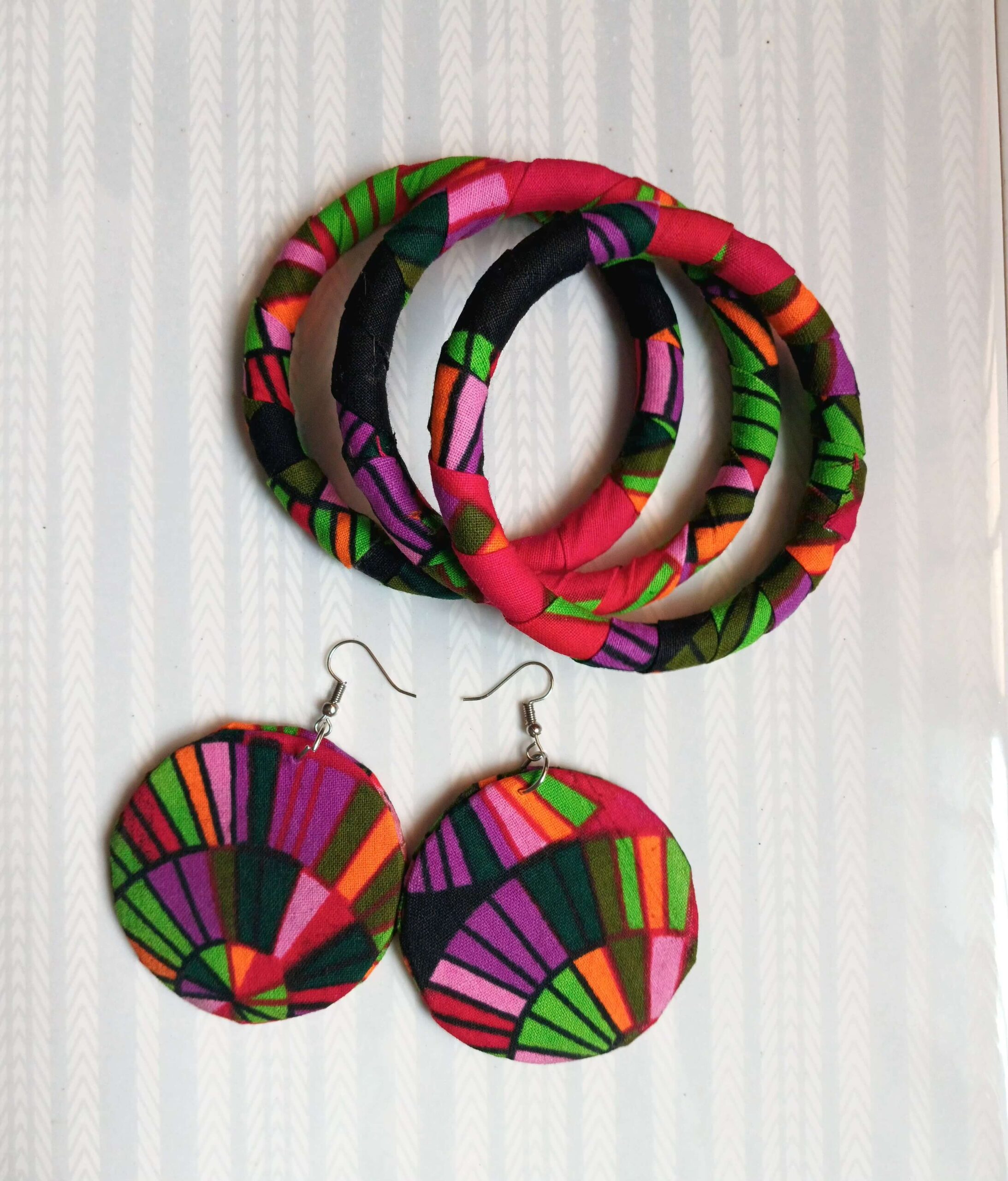 ankara earrings