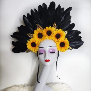 costume feather head dress