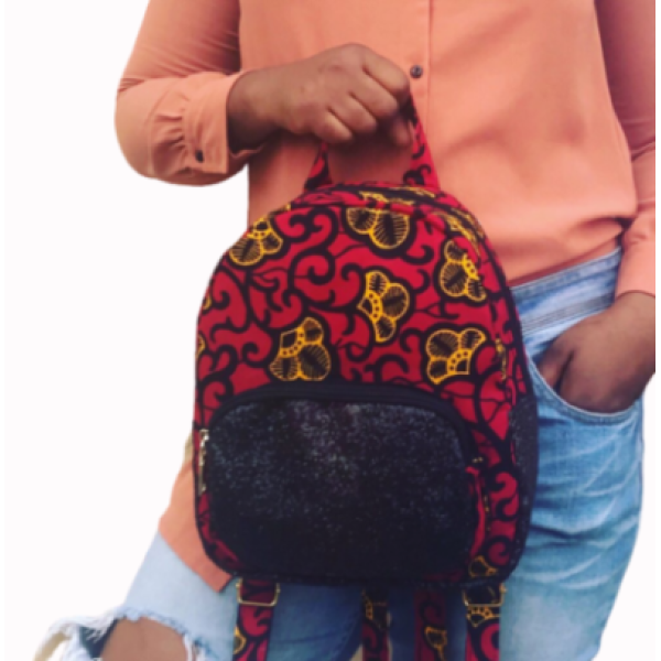 Mini Ankara Backpack - Image 2