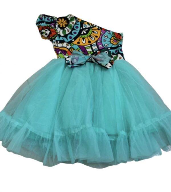 Bibilomo Ankara-Tulle Party Dress