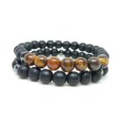 The Braun Onyx Bracelet Set