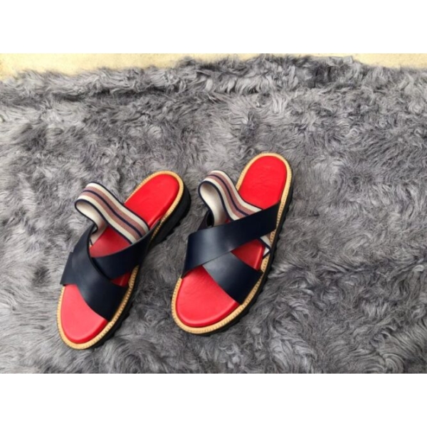 Black Leather Sandals