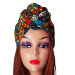 Ankara Top Knot Cap