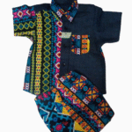 Adewunmi Denim/ Ankara Set