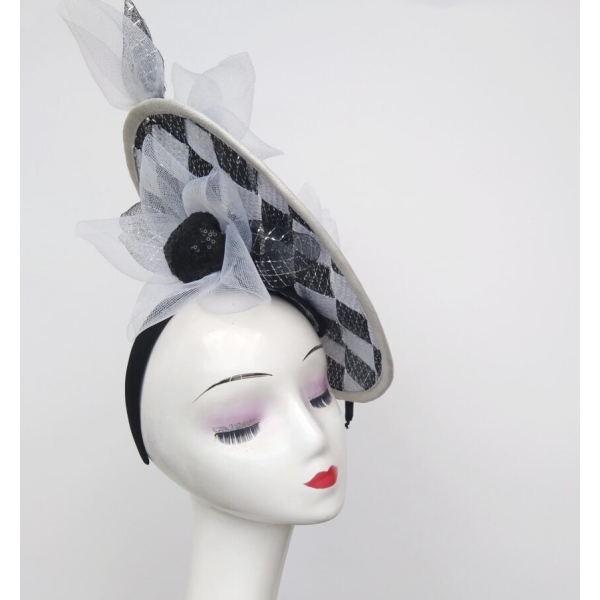 Crinoline Mat Fascinator - Image 2