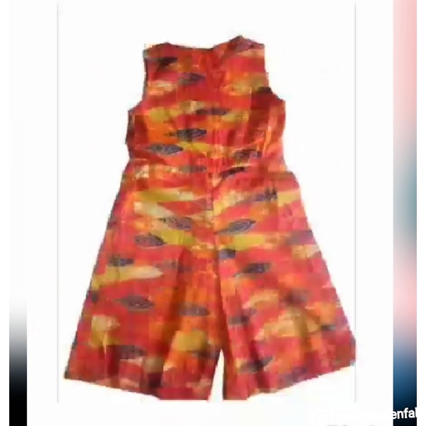 Ankara  short Jumpsuit age 1 , 2 - 3