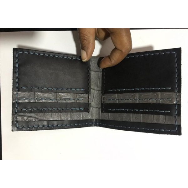 Hand-stitched Leather Wallet - Image 2