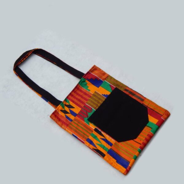 Ankara-Denim Reversible Totes - Image 2