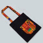 Ankara-Denim Reversible Totes