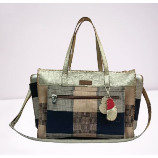 Raffia Diaper Bag
