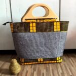 Wooden Clasp Bag