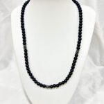 Saucer Onyx Necklace