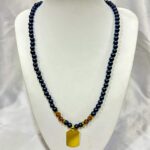 Tag Tiger Onyx Necklace