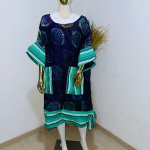 Ìlànà Adire & Aso-oke Midi Dress