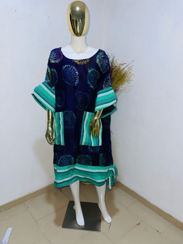Ìlànà Adire & Aso-oke Midi Dress