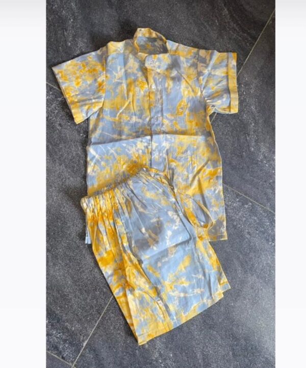 Adire shirt & shorts