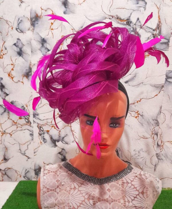 Solar Flowered Fascinator - Image 3