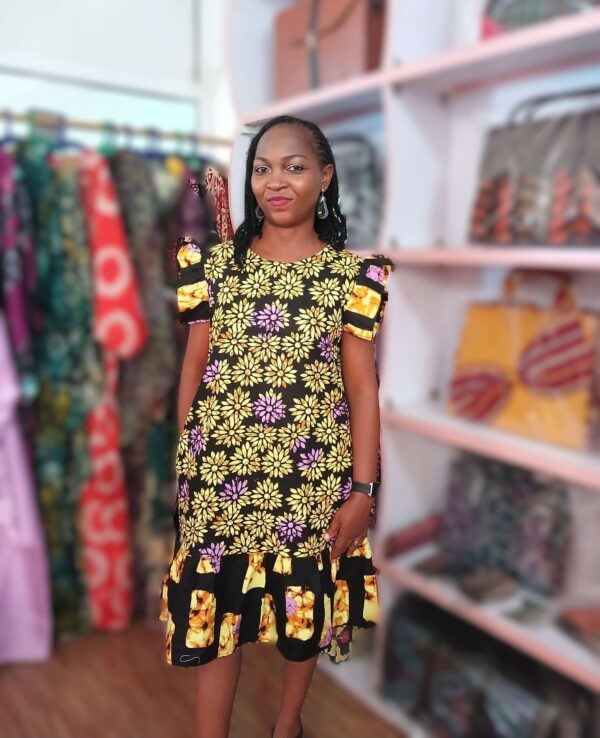 Ododo Ankara Gown - Image 3