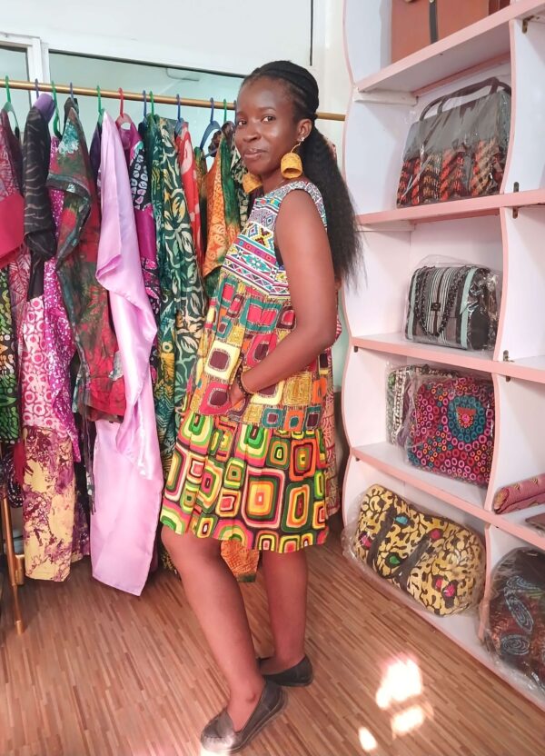 Chisom Ankara Gown - Image 2