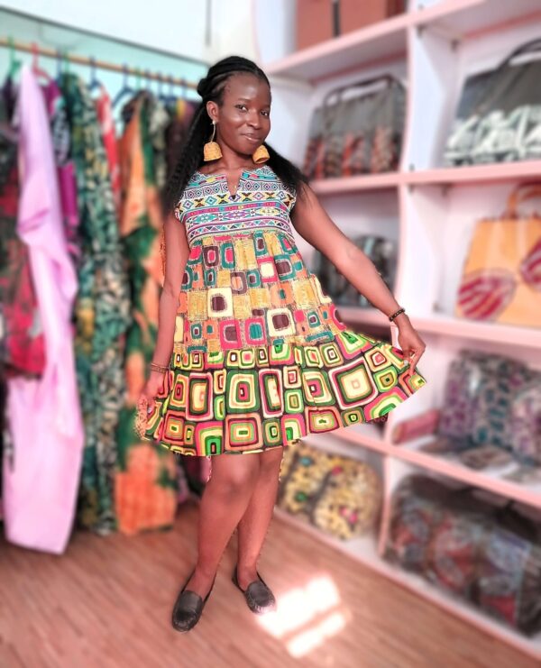 Chisom Ankara Gown - Image 3