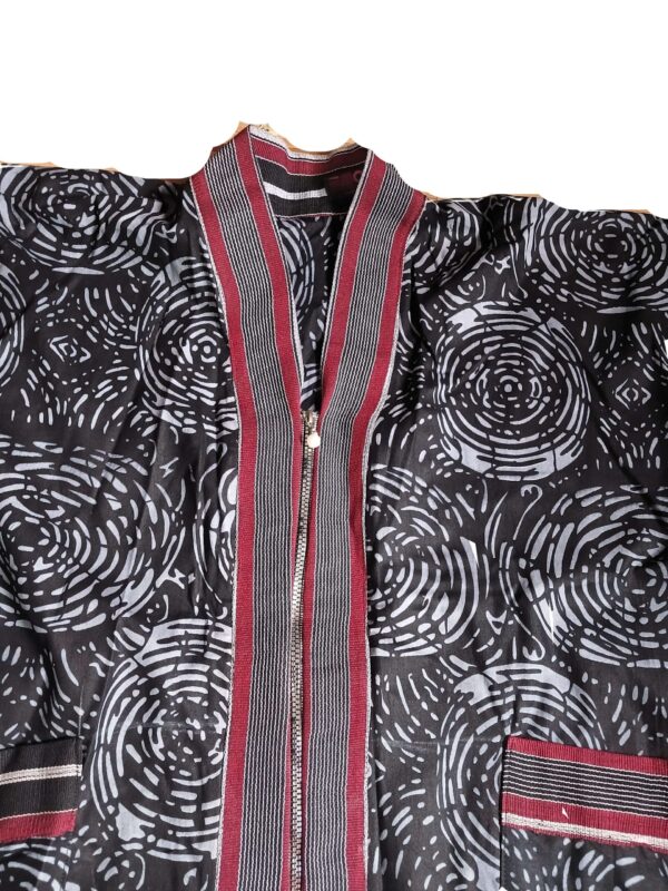 Ankara w/ Aso-Oke Kimono 2-Piece - Image 7