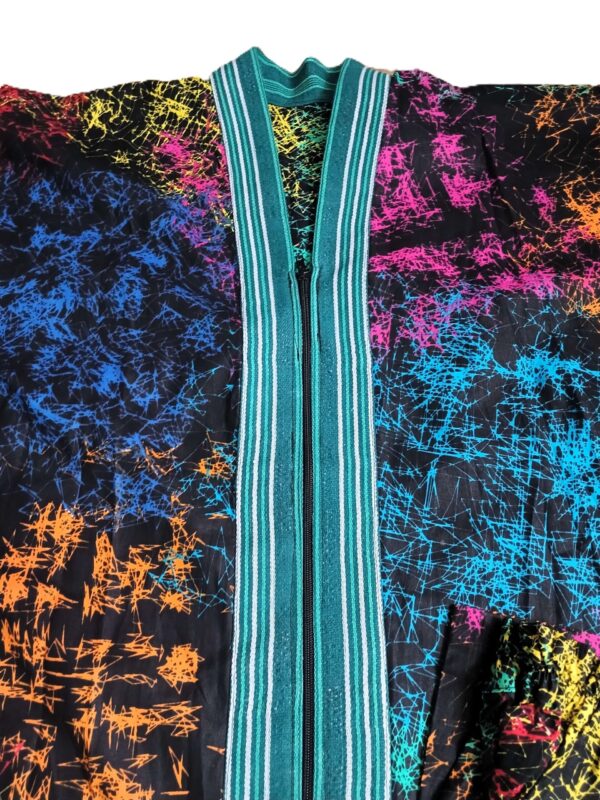 Ankara w/ Aso-Oke Kimono 2-Piece - Image 6