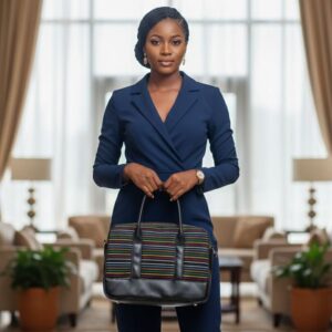 aso-oke laptop bag
