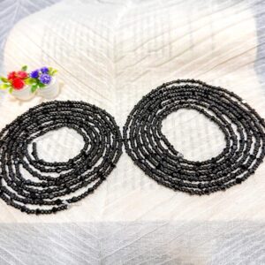 blackish waist beads