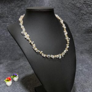 crystal chipstone necklace