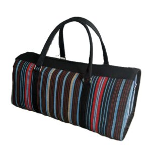 Aso-oke duffel travel bag