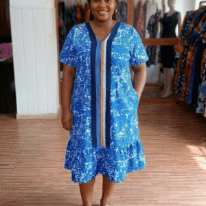 Ankara shift dress