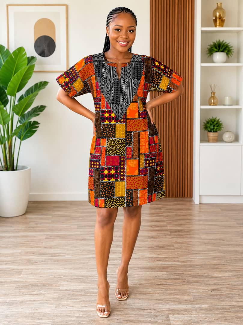 AfriChic Ankara Gown