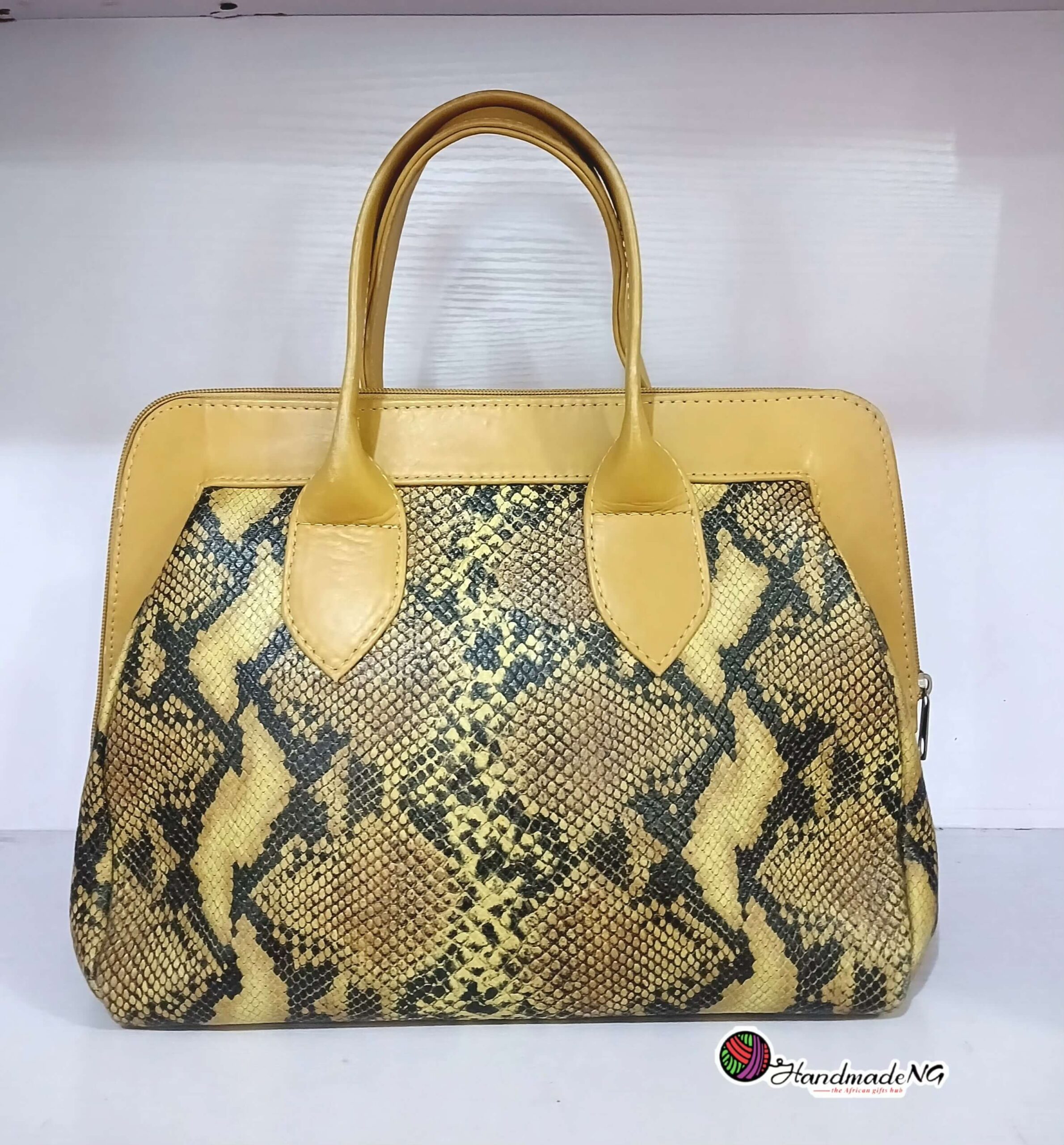 ANIEDI Snakeskin Leather Bag - Image 3