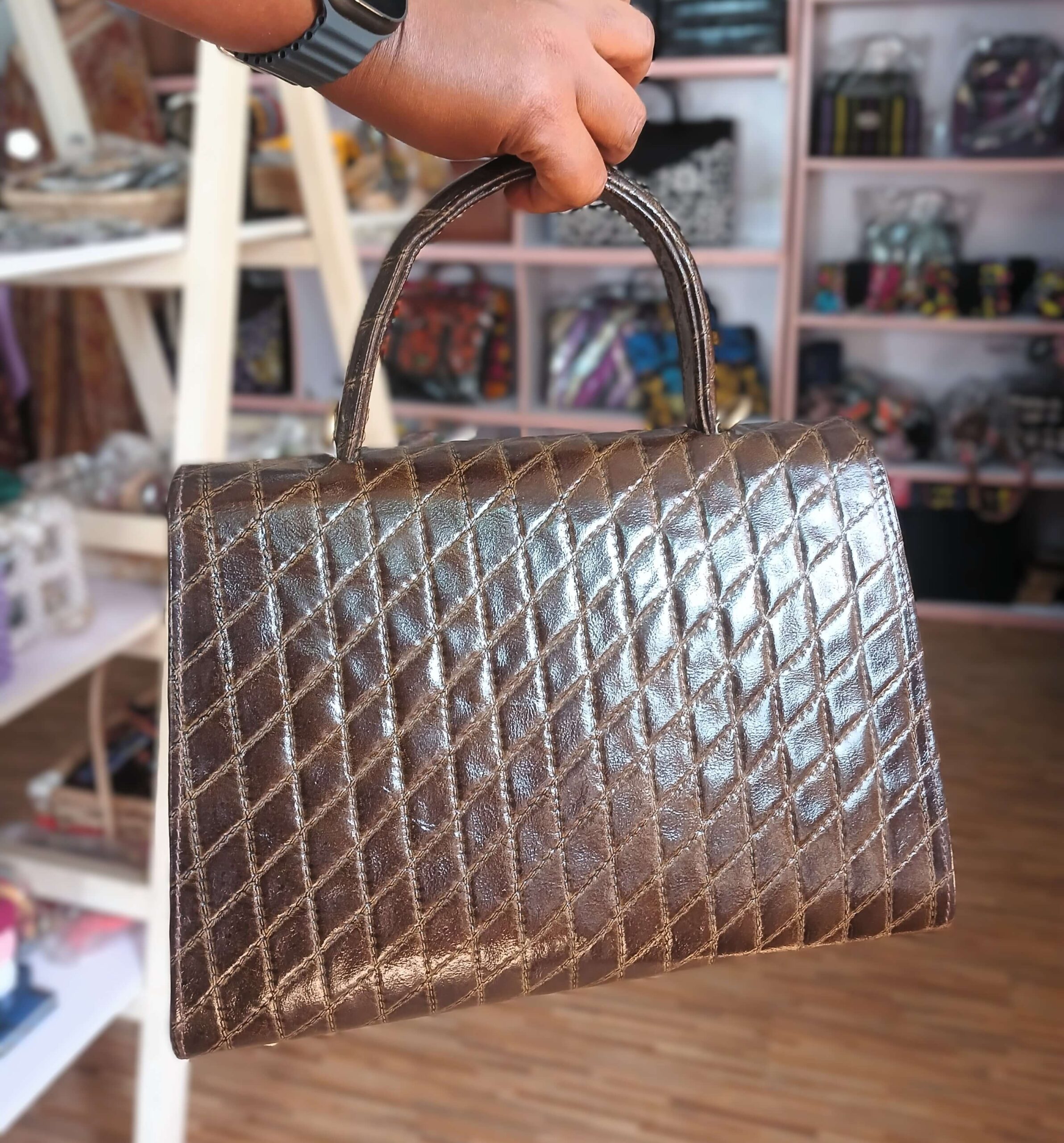 ladies leather bag