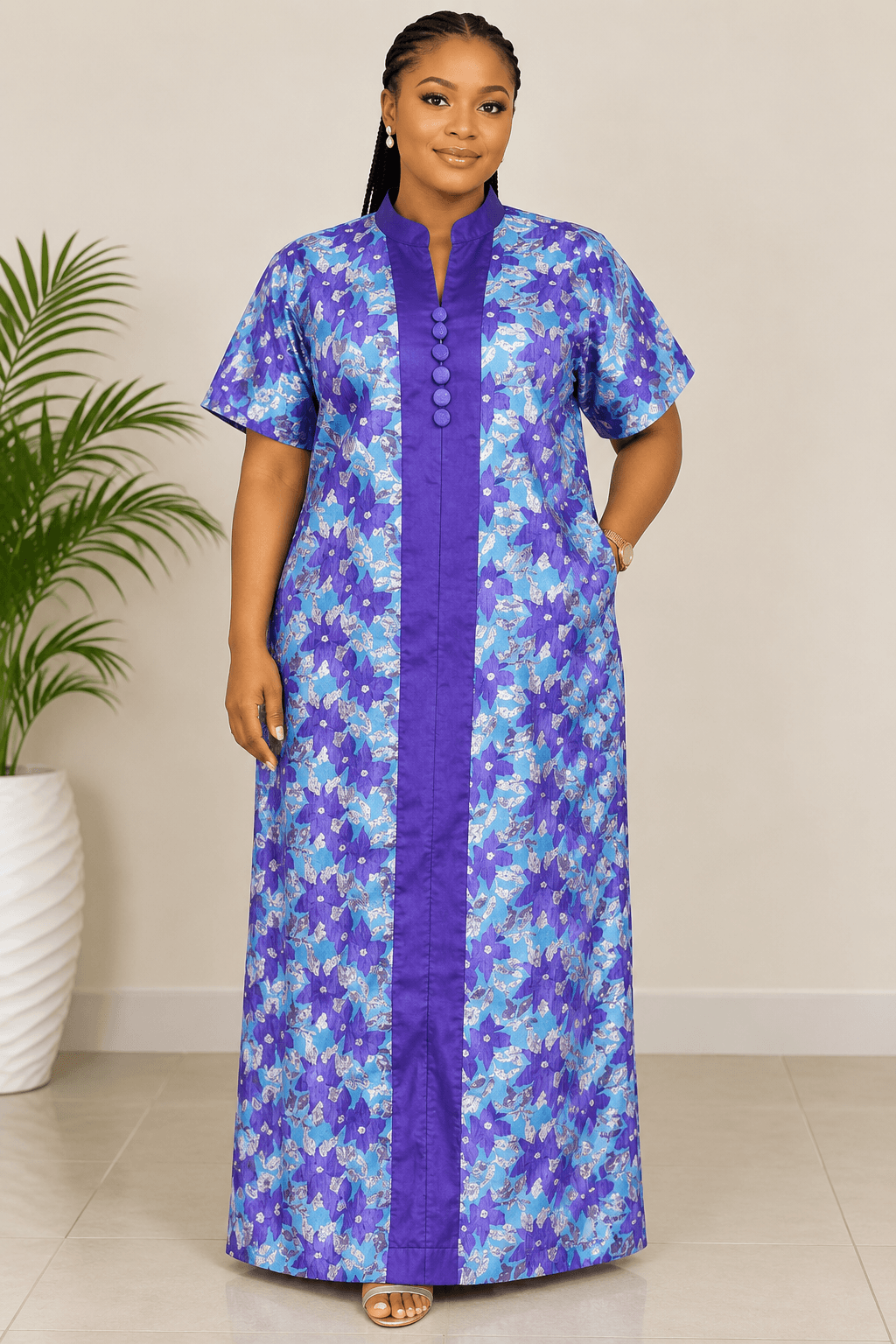 Sapphire Luxe Kaftan